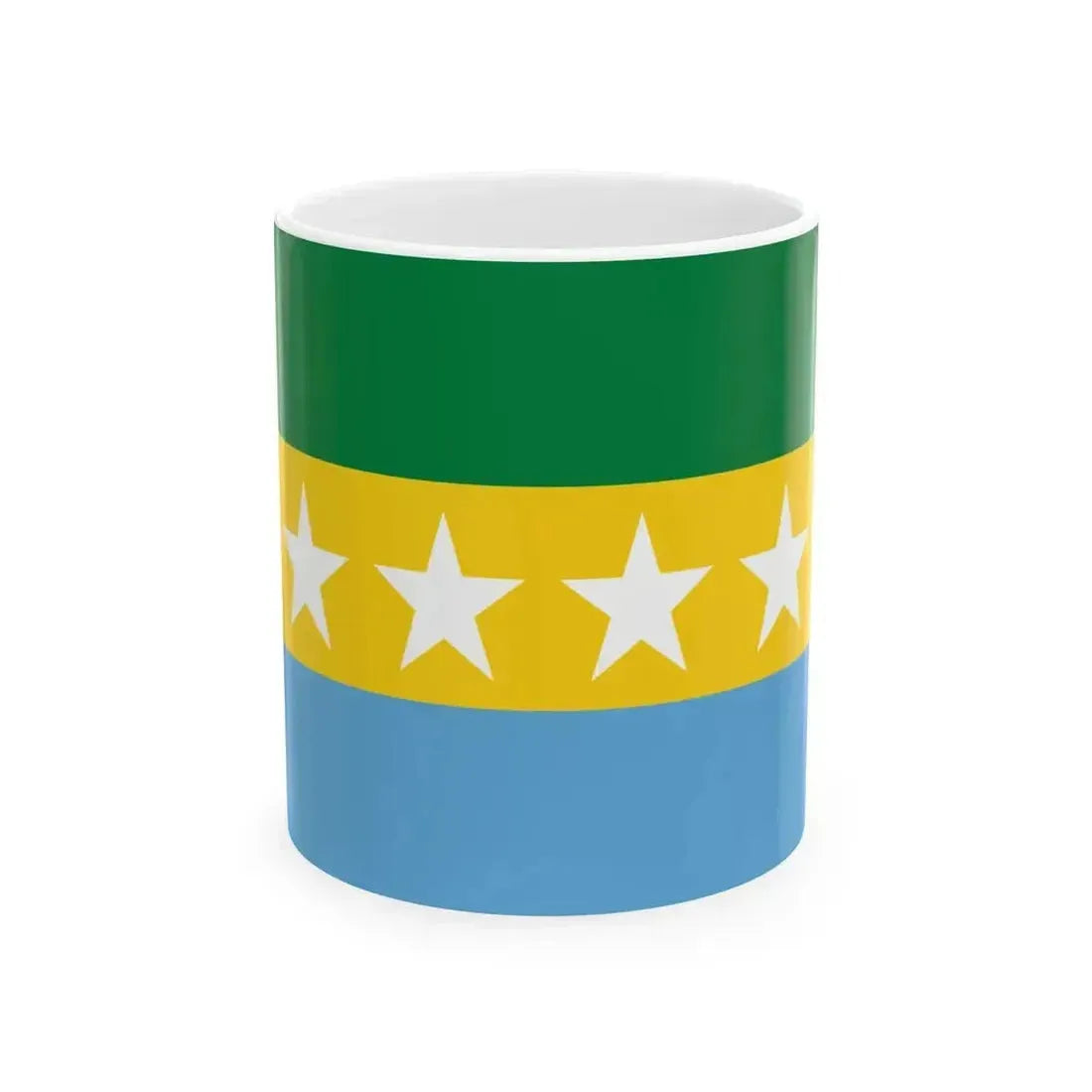 Flag of Catamayo (Ecuador) White Coffee Mug 11oz - Go Mug Yourself