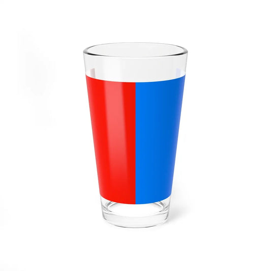 Flag of Catania Italy - Pint Glass 16oz-16oz-Go Mug Yourself