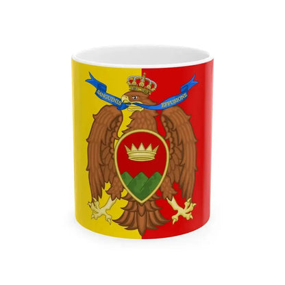 Flag of Catanzaro (Italy) White Coffee Mug 11oz - Go Mug Yourself