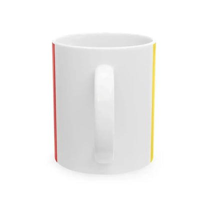 Flag of Catanzaro (Italy) White Coffee Mug - Go Mug Yourself