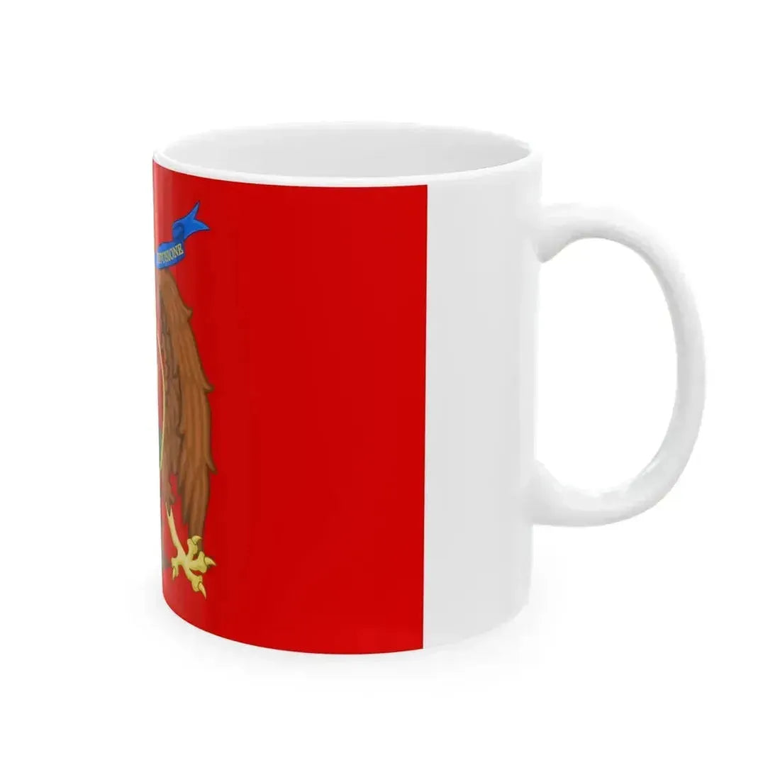 Flag of Catanzaro (Italy) White Coffee Mug - Go Mug Yourself