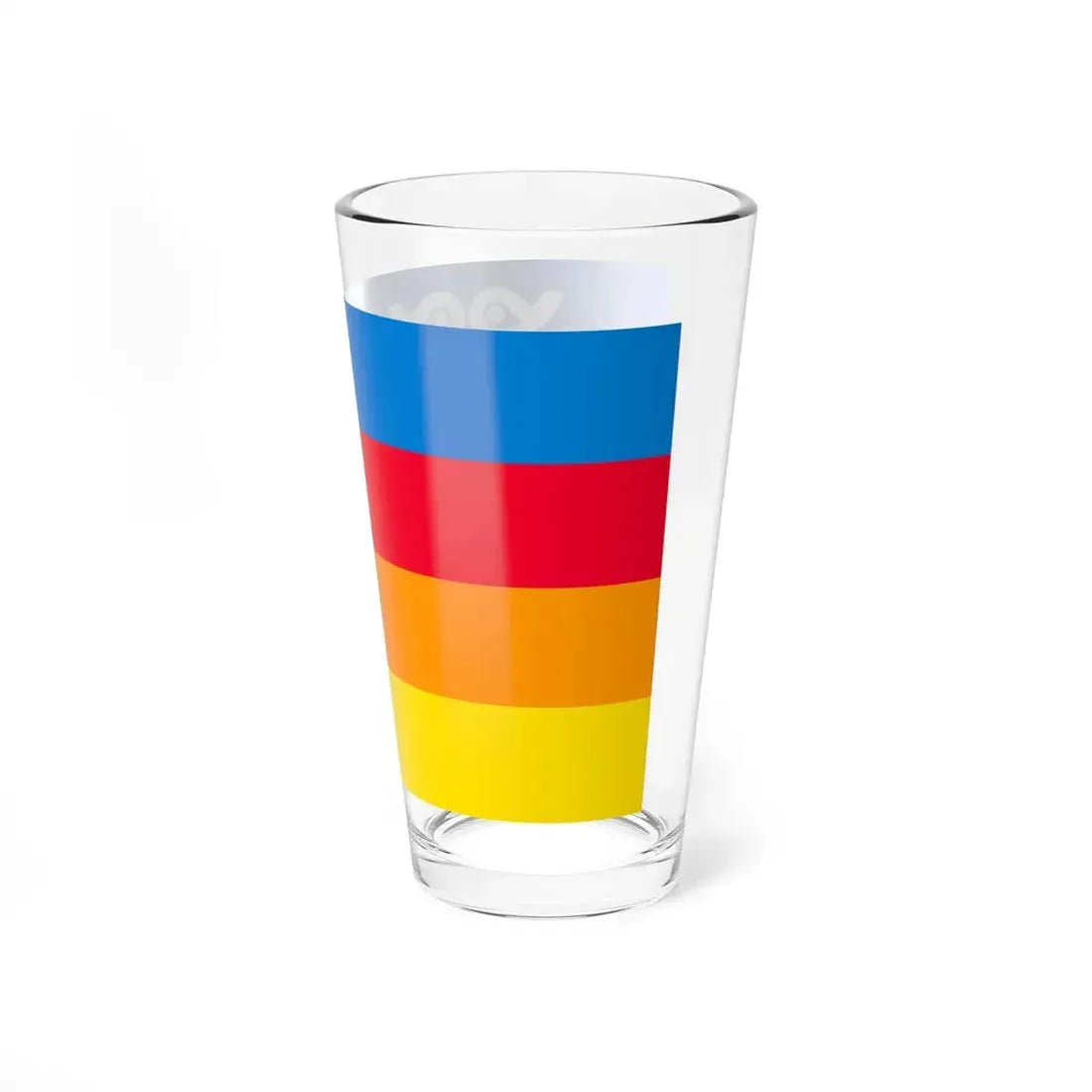Flag of Cattolica (Italy) Pint Glass 16oz - Go Mug Yourself