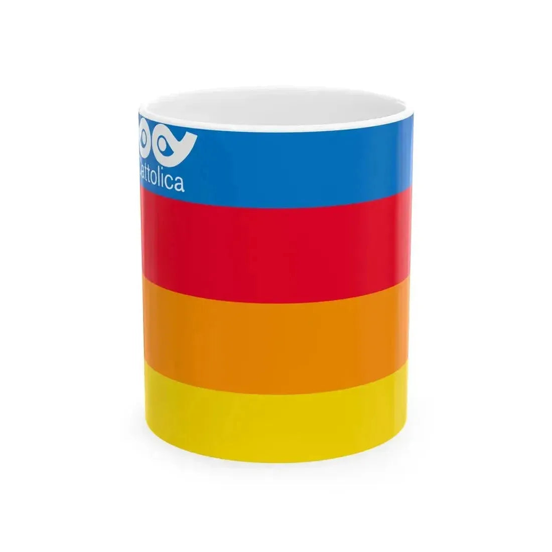 Flag of Cattolica (Italy) White Coffee Mug 11oz - Go Mug Yourself