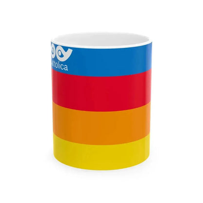 Flag of Cattolica (Italy) White Coffee Mug 11oz - Go Mug Yourself