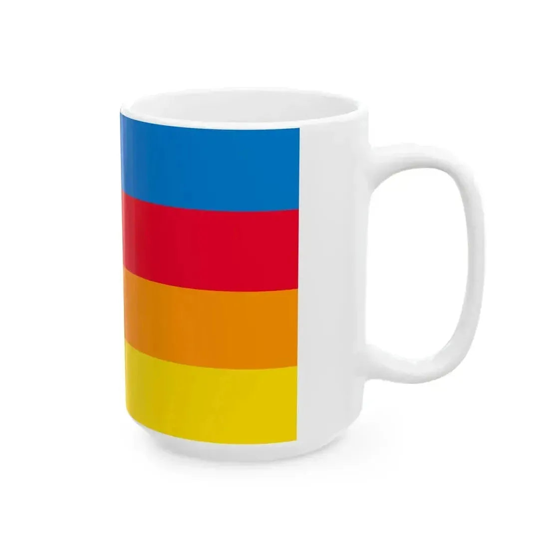 Flag of Cattolica (Italy) White Coffee Mug - Go Mug Yourself