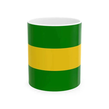 Flag of Cauca Department (Colombia) White Coffee Mug 11oz - Go Mug Yourself