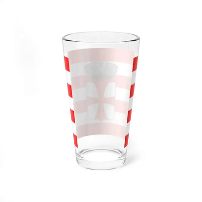 Flag of Cavalese (Italy) Pint Glass 16oz - Go Mug Yourself