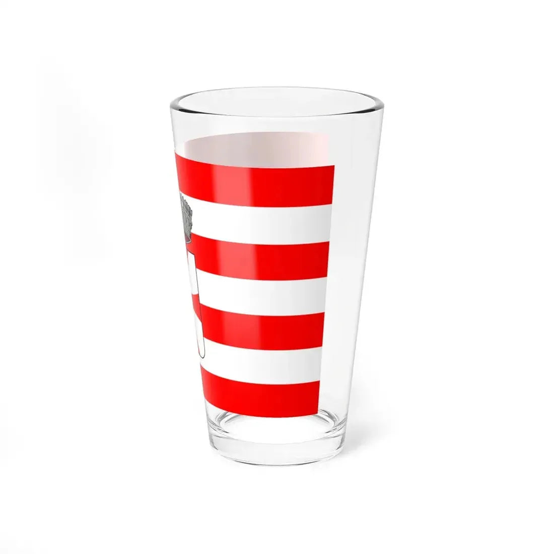 Flag of Cavalese (Italy) Pint Glass 16oz - Go Mug Yourself