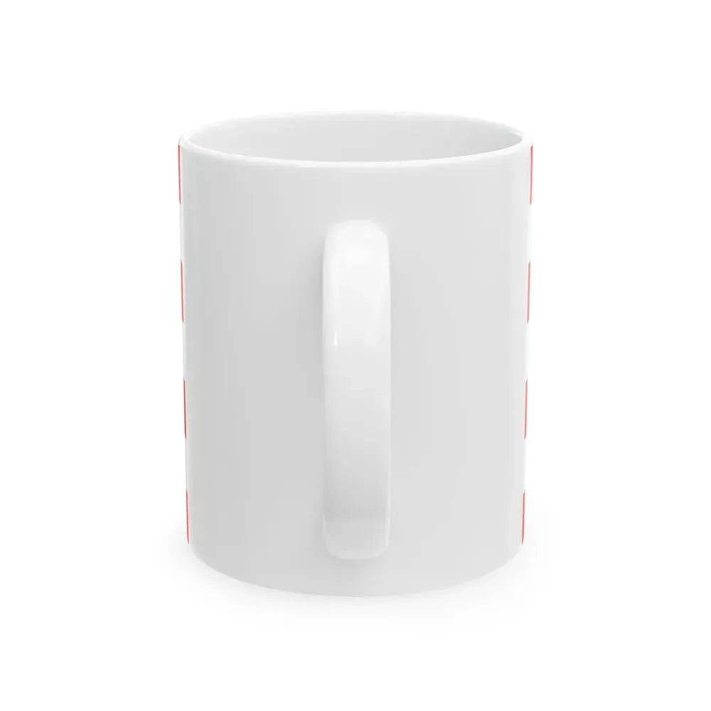 Flag of Cavalese (Italy) White Coffee Mug - Go Mug Yourself