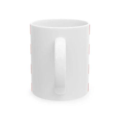 Flag of Cavalese (Italy) White Coffee Mug - Go Mug Yourself