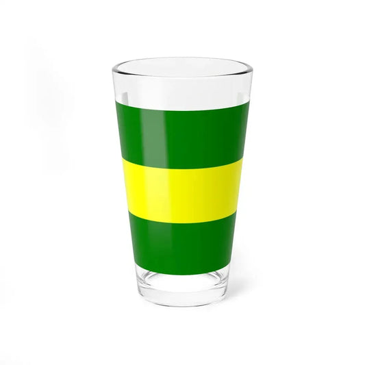 Flag of Cayambe (Ecuador) Pint Glass 16oz 16oz - Go Mug Yourself