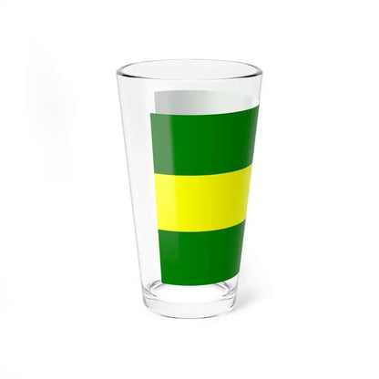 Flag of Cayambe (Ecuador) Pint Glass 16oz - Go Mug Yourself