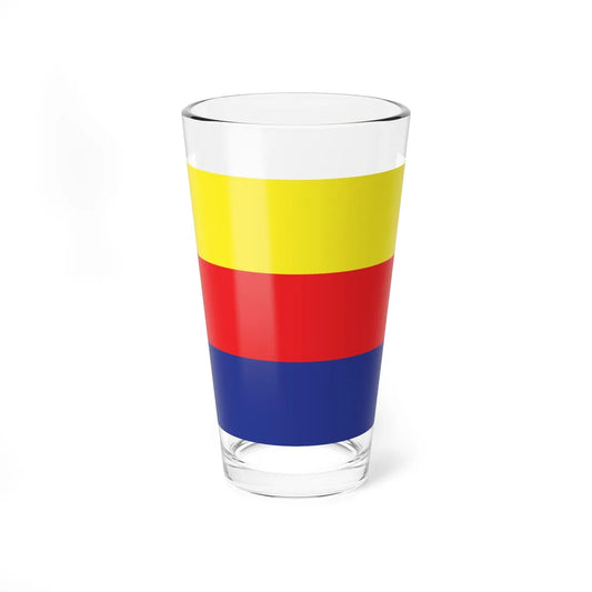Flag of Cazire Canton (Syria) Pint Glass 16oz 16oz - Go Mug Yourself