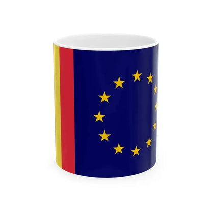 Flag of CEBED (Belgium) White Coffee Mug 11oz - Go Mug Yourself
