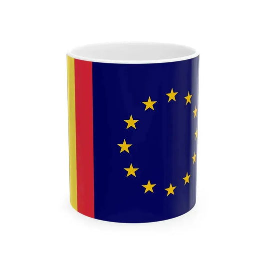 Flag of CEBED (Belgium) White Coffee Mug 11oz - Go Mug Yourself