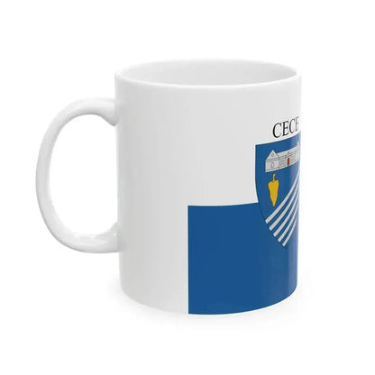 Flag of Cece Hungary (Hungary) White Coffee Mug - Go Mug Yourself