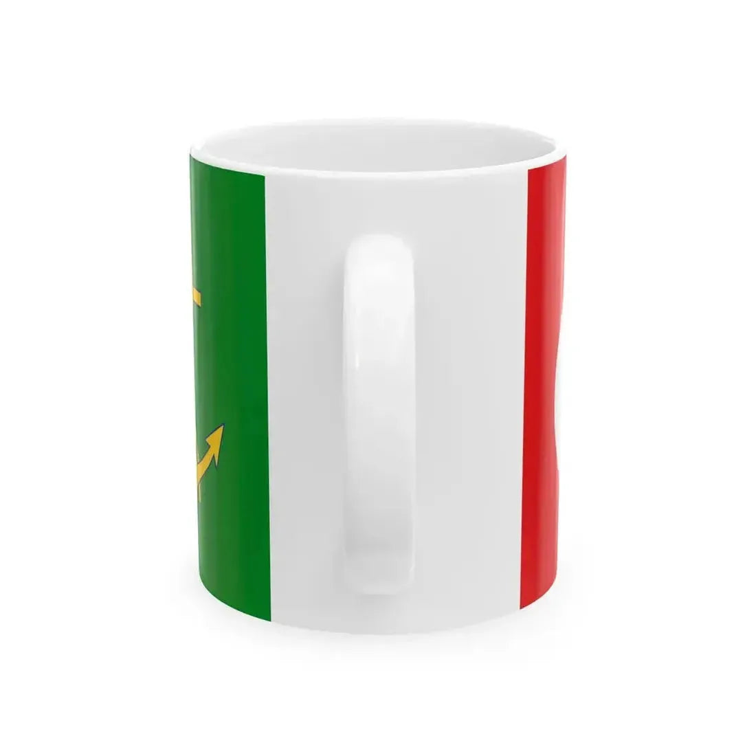 Flag of Cecil Rhodes Cape to Cairo (Egypt) White Coffee Mug - Go Mug Yourself