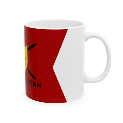 Flag of Cedar City Utah 2010-2023 (United States) White Coffee Mug - Go Mug Yourself