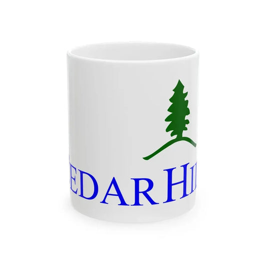 Flag of Cedar Hill Texas (United States) White Coffee Mug 11oz - Go Mug Yourself