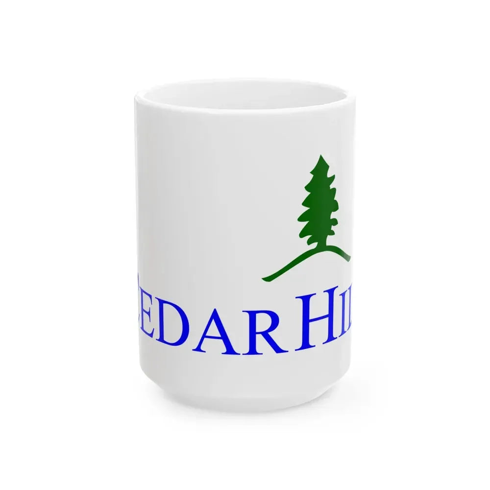Flag of Cedar Hill Texas (United States) White Coffee Mug 15oz - Go Mug Yourself