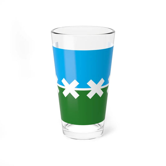 Flag of Cedar Park Texas 2016-2019 (United States) Pint Glass 16oz 16oz - Go Mug Yourself