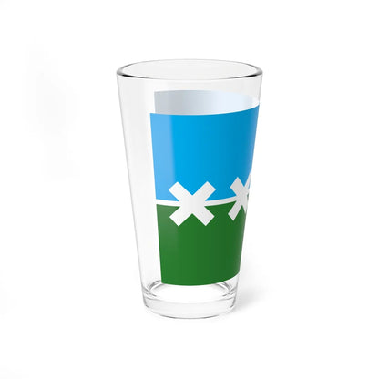 Flag of Cedar Park Texas 2016-2019 (United States) Pint Glass 16oz - Go Mug Yourself
