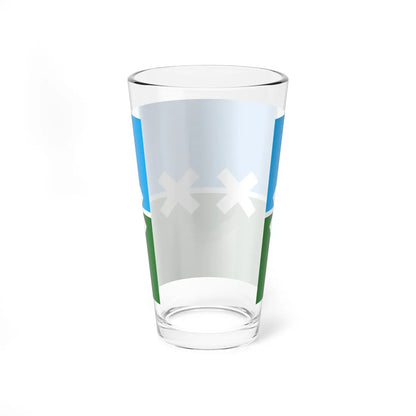 Flag of Cedar Park Texas 2016-2019 (United States) Pint Glass 16oz - Go Mug Yourself
