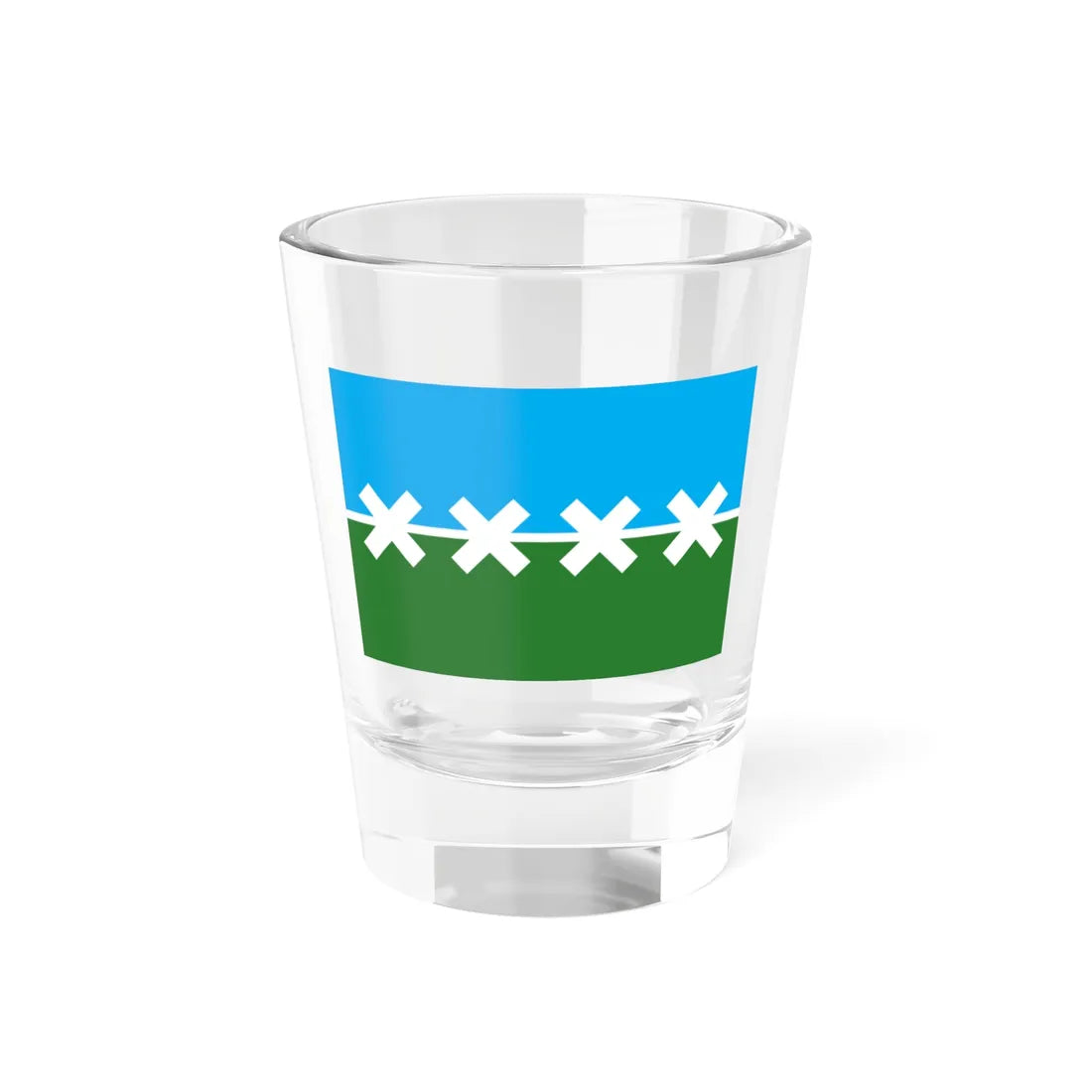 Flag of Cedar Park Texas 2016-2019 (United States) Shot Glass 1.5oz 1.5oz - Go Mug Yourself