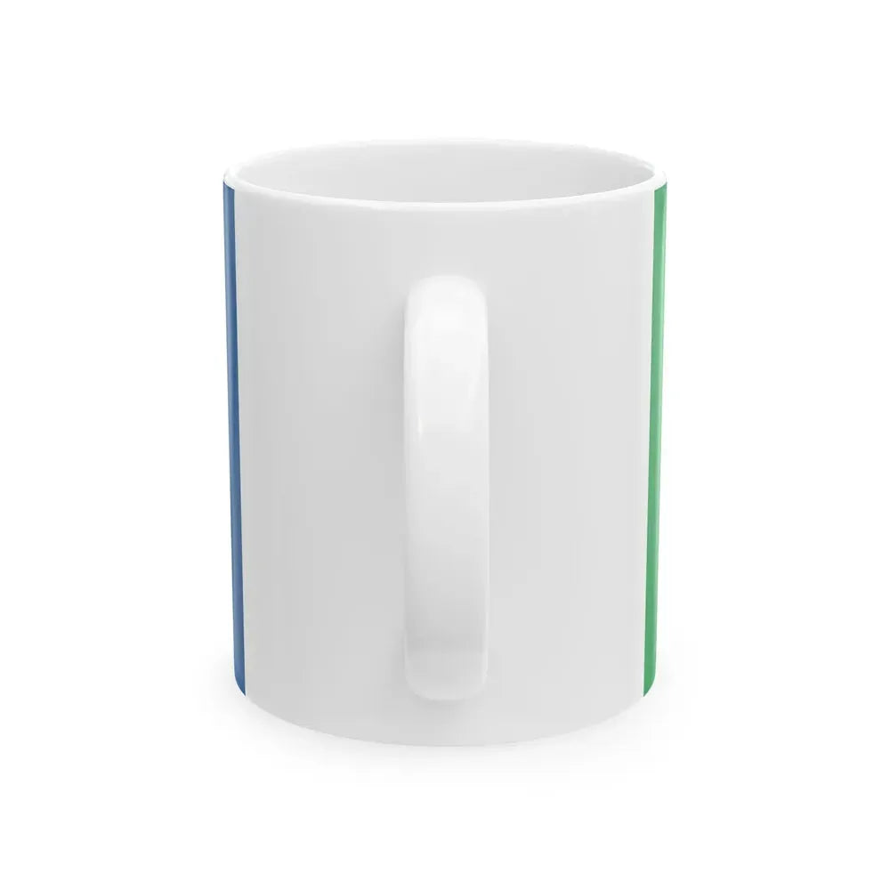 Flag of Cedar Rapids Iowa (United States) White Coffee Mug - Go Mug Yourself