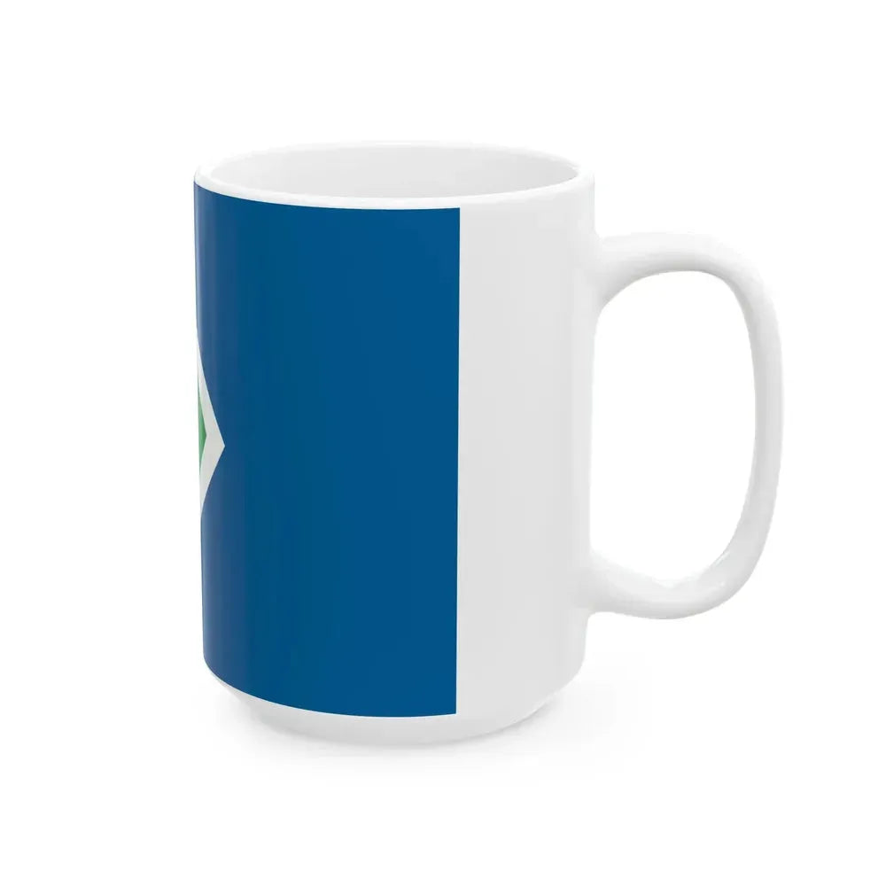 Flag of Cedar Rapids Iowa (United States) White Coffee Mug - Go Mug Yourself