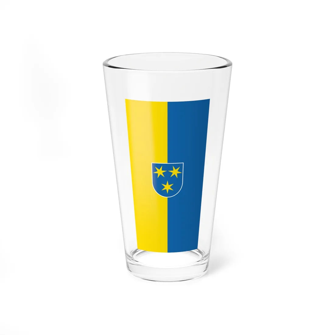 Flag of Celje vertical (Slovenia) Pint Glass 16oz 16oz - Go Mug Yourself