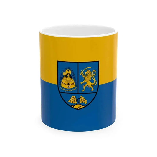 Flag of Celldomolk (Hungary) White Coffee Mug 11oz - Go Mug Yourself