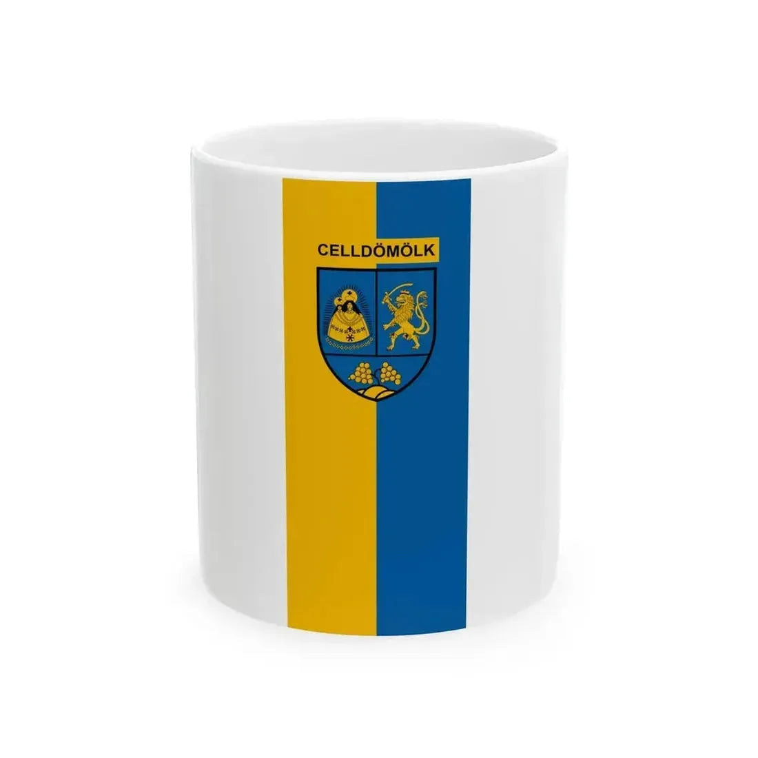 Flag of Celldomolk variant (Hungary) White Coffee Mug 11oz - Go Mug Yourself