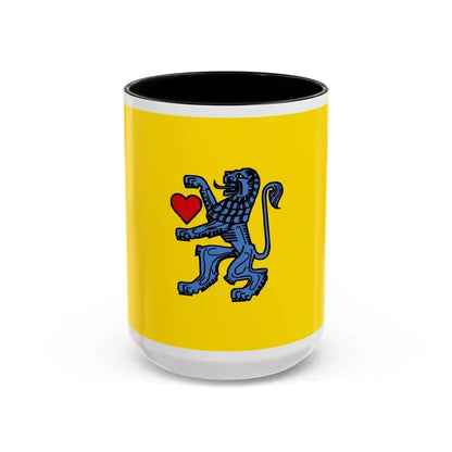 Flag of Celle Germany - Accent Coffee Mug 15oz Black - Go Mug Yourself
