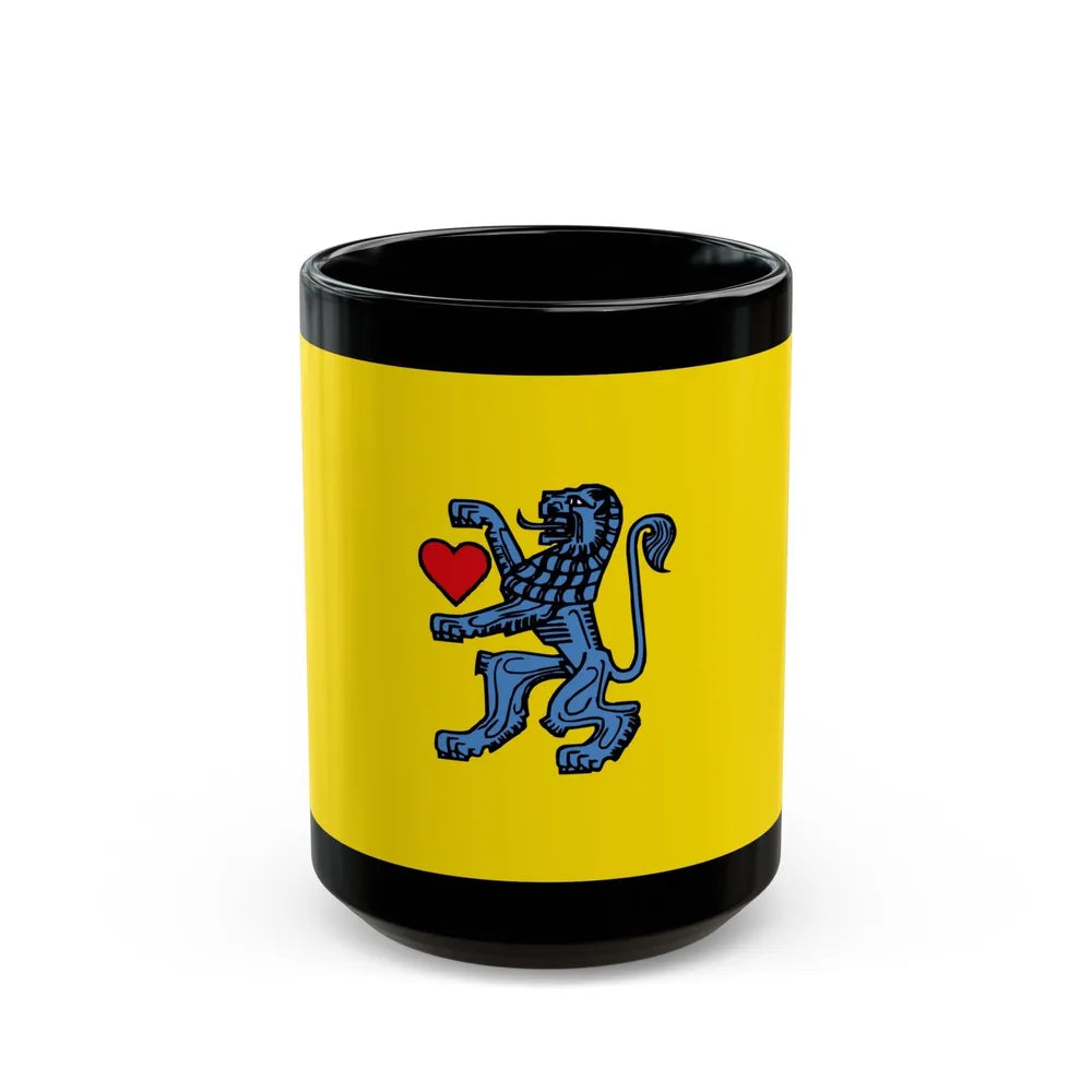 Flag of Celle Germany - Black Coffee Mug-15oz-Go Mug Yourself