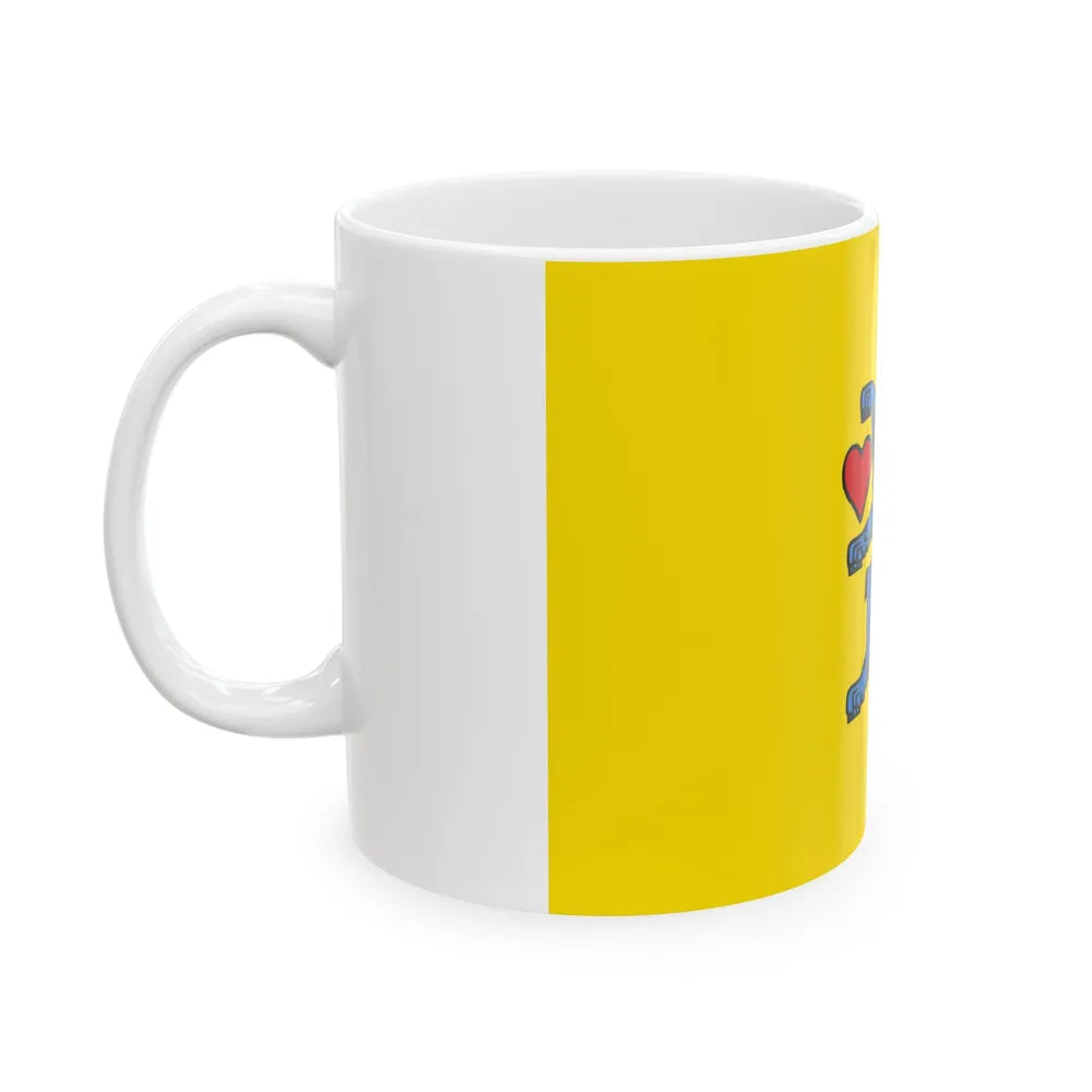 Flag of Celle Germany - White Coffee Mug-Go Mug Yourself