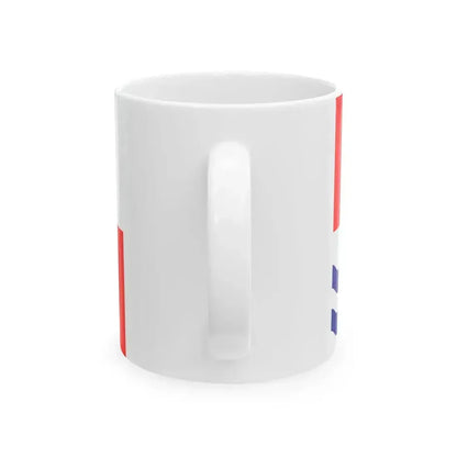 Flag of Central Bohemian Region (Czech Republic) White Coffee Mug - Go Mug Yourself
