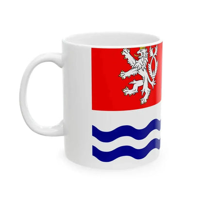 Flag of Central Bohemian Region (Czech Republic) White Coffee Mug - Go Mug Yourself