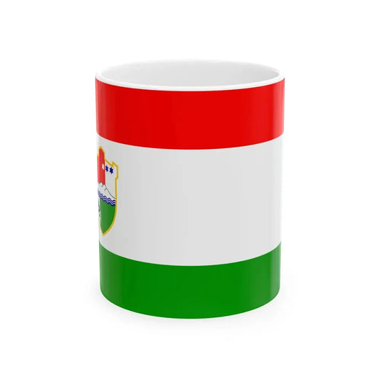 Flag of Central Bosnia (Bosnia and Herzegovina) White Coffee Mug 11oz - Go Mug Yourself