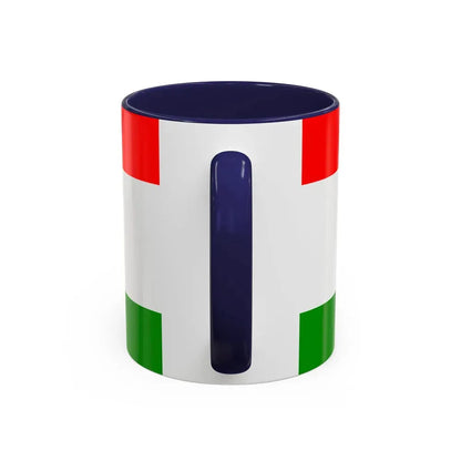 Flag of Central Bosnia Canton Bosnia and Herzegovina - Accent Coffee Mug - Go Mug Yourself
