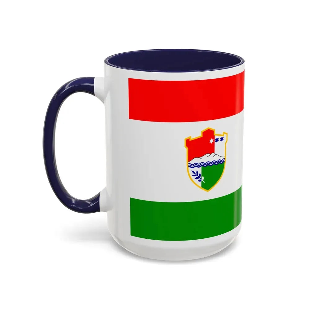 Flag of Central Bosnia Canton Bosnia and Herzegovina - Accent Coffee Mug - Go Mug Yourself