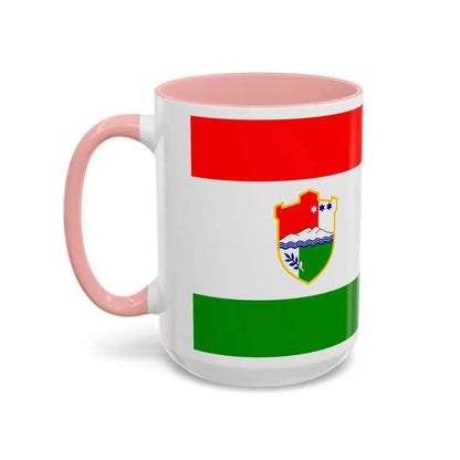 Flag of Central Bosnia Canton Bosnia and Herzegovina - Accent Coffee Mug - Go Mug Yourself