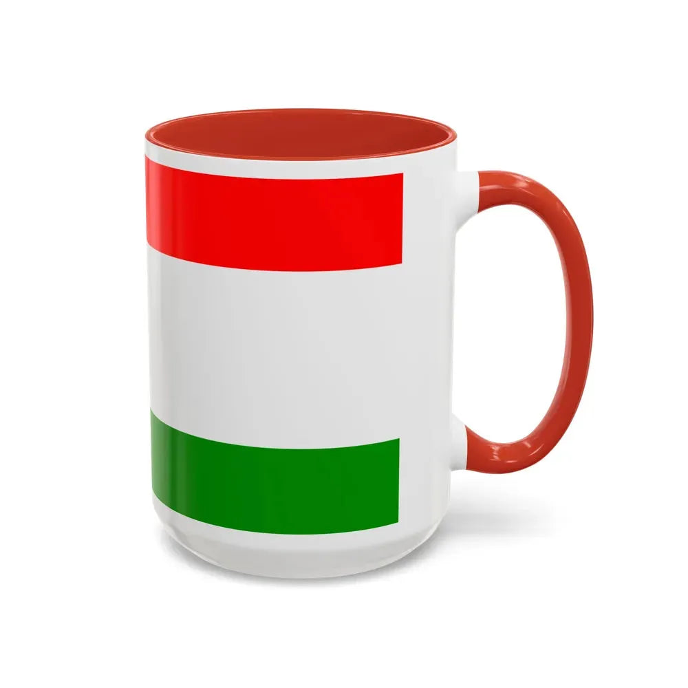 Flag of Central Bosnia Canton Bosnia and Herzegovina - Accent Coffee Mug - Go Mug Yourself