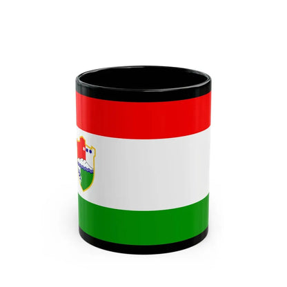Flag of Central Bosnia Canton Bosnia and Herzegovina - Black Coffee Mug 11oz - Go Mug Yourself