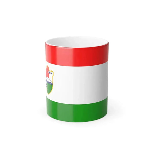 Flag of Central Bosnia Canton Bosnia and Herzegovina - Color Changing Coffee Mug 11oz - Go Mug Yourself