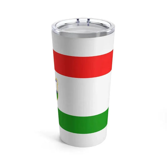 Flag of Central Bosnia Canton Bosnia and Herzegovina - Tumbler 20oz 20oz - Go Mug Yourself