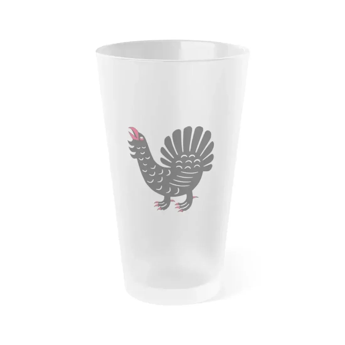 Flag of Central Finland Finland - Frosted Pint Glass 16oz 16oz Frosted - Go Mug Yourself