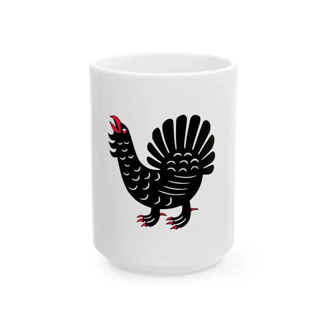 Flag of Central Finland Finland - White Coffee Mug 15oz - Go Mug Yourself