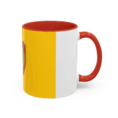 Flag of Central Kalimantan Indonesia - Accent Coffee Mug - Go Mug Yourself
