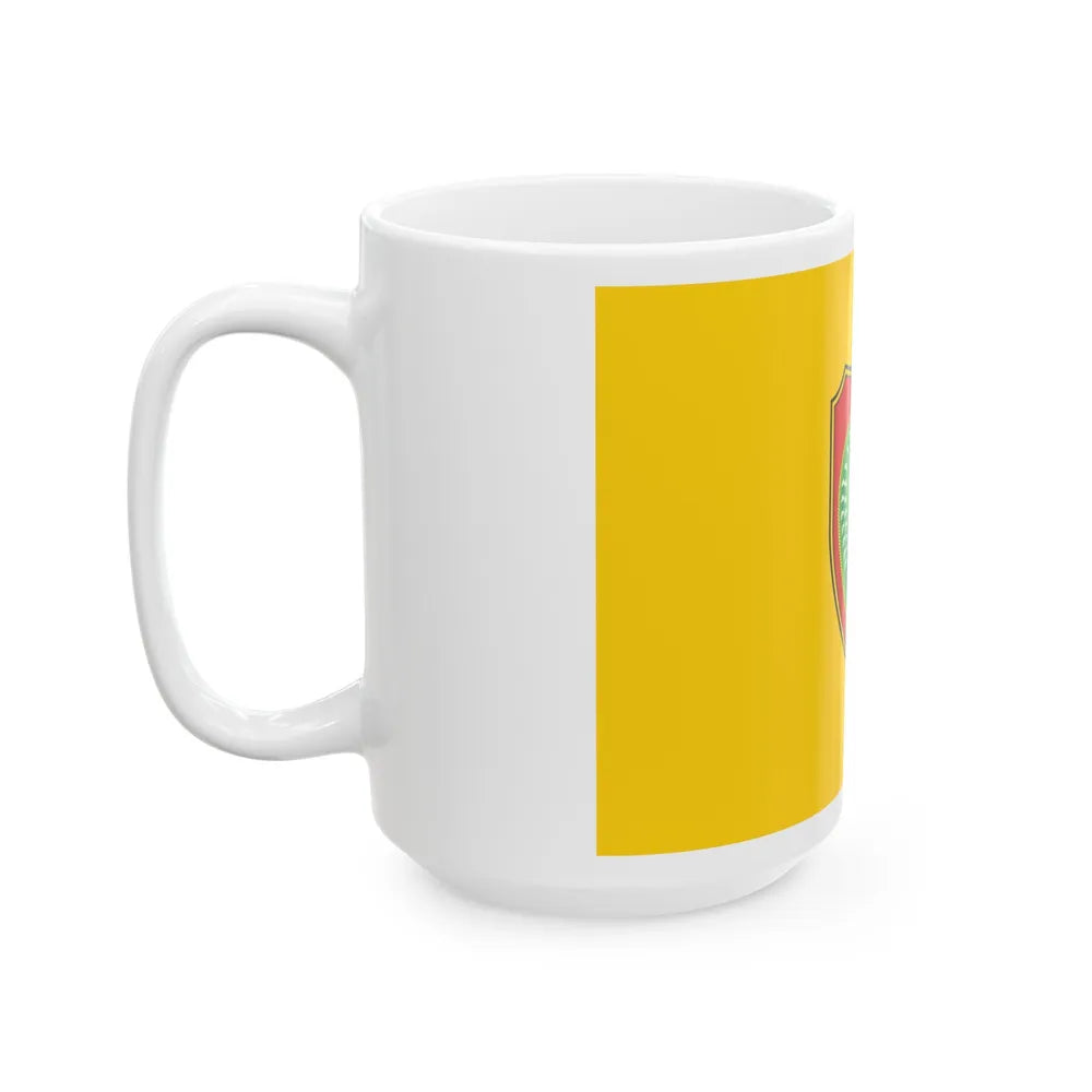 Flag of Central Kalimantan Indonesia - White Coffee Mug-Go Mug Yourself